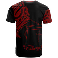 Tokelau T Shirt Tokelauan Tatau Red Patterns - Polynesian Pride