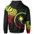 Chuuk State Custom Zip Hoodie Chuuk State Tatau Reggae Patterns - Polynesian Pride