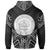 Palau Hoodie Palau Seal Black Tribal Patterns - Polynesian Pride