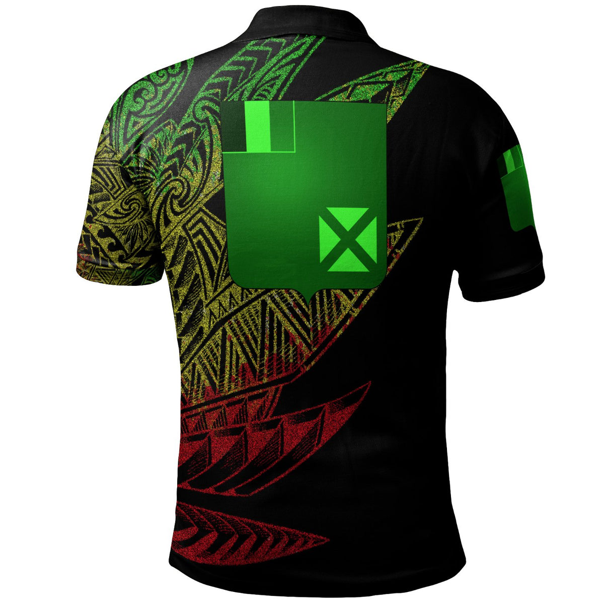 Wallis and Futuna Polo Shirt Legends Are Born In Reggae Color - Polynesian Pride