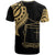 Tokelau T Shirt Tokelauan Tatau Gold Patterns - Polynesian Pride