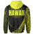 Hawaii Hoodie Yellow Polynesian Patterns Sport Style - Polynesian Pride