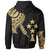 Kosrae State Custom Zip Hoodie Kosrae State Tatau Gold Patterns - Polynesian Pride