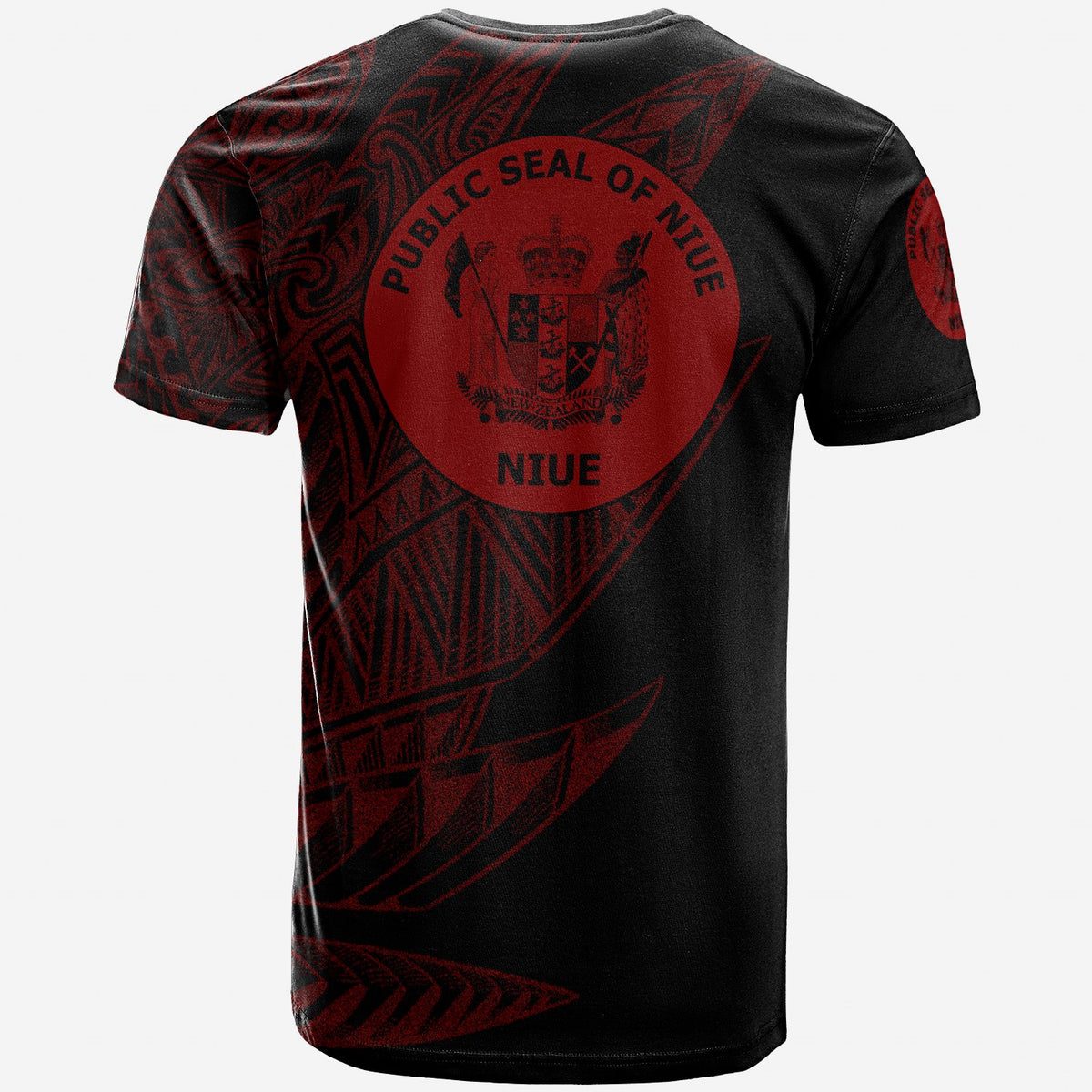 Niue T Shirt Legends Are Born In Red Color - Polynesian Pride