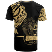 Papua New Guinea T Shirt Papua New Guinea Tatau Gold Patterns - Polynesian Pride