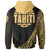 Tahiti Zip Hoodie Gold Polynesian Patterns Sport Style - Polynesian Pride