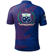 Samoa Polo Shirt Legends Are Born In Flag Color - Polynesian Pride