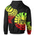 Tahiti Custom Zip Hoodie Tahiti Tatau Reggae Patterns - Polynesian Pride