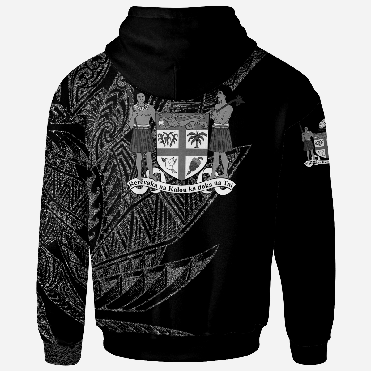 Fiji Hoodie Legends Are Born In White Color - Polynesian Pride