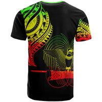 Papua New Guinea Custom T Shirt Papua New Guinea Tatau Reggae Patterns - Polynesian Pride