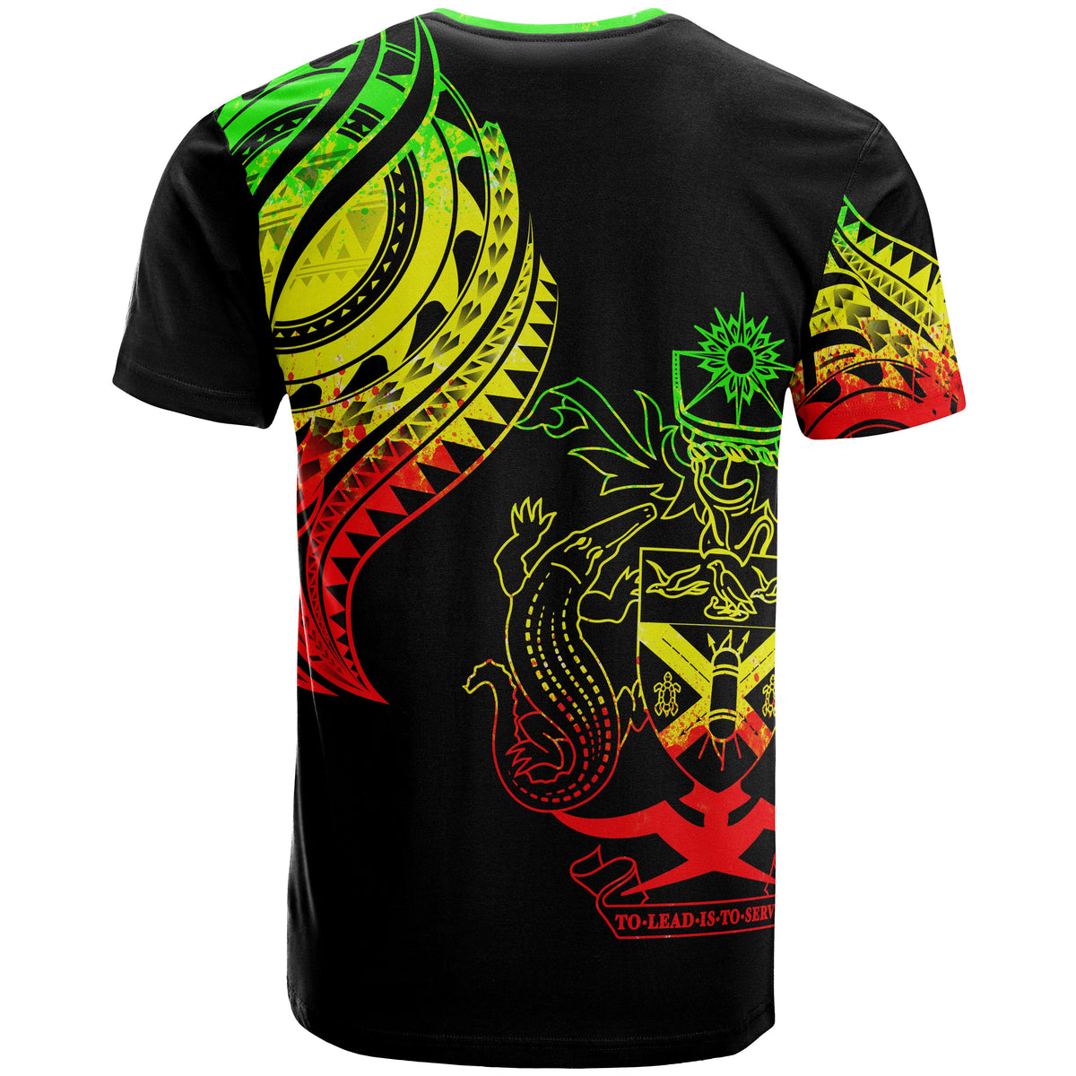 Solomon Islands T Shirt Solomon Islands Tatau Reggae Patterns - Polynesian Pride