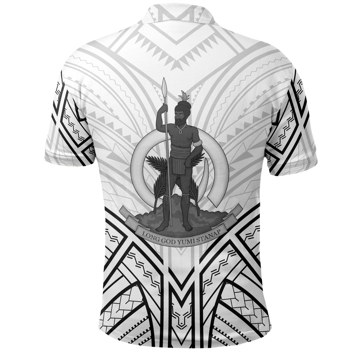 Vanuatu Polo Shirt Vanuatuan Seal Tribal Patterns - Polynesian Pride