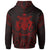 Solomon Islands Zip Hoodie Solomon Islands Seal Red Tribal Patterns - Polynesian Pride