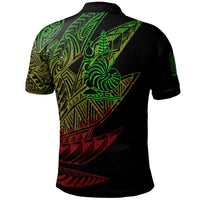 New Caledonia Islands Polo Shirt Legends Are Born In Reggae Color - Polynesian Pride