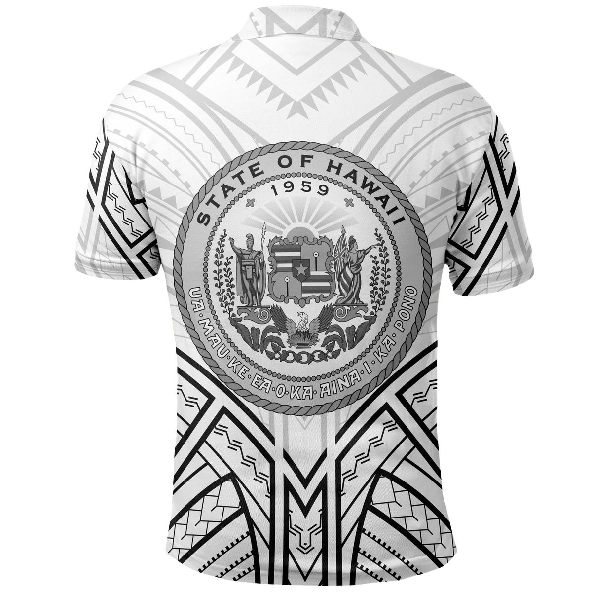 Hawaii Polo Shirt Hawaii Seal Tribal Patterns - Polynesian Pride