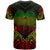 Papua New Guinea T Shirt Papua New Guinea Seal Tribal Reggae Color Patterns - Polynesian Pride