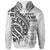 Northern Mariana Islands Hoodie Black Polynesian Patterns Best CNMI Ever - Polynesian Pride