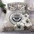 Federated States of Micronesia Bedding Set - Vintage Luxury Floral Style Nude - Polynesian Pride