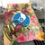 Yap State Bedding Set - Flowers Tropical With Sea Animals - Polynesian Pride