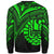 French Polynesia Sweatshirt - Cross Style Green Color - Polynesian Pride