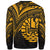 French Polynesia Sweatshirt - Cross Style Gold Color - Polynesian Pride