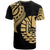 Tahiti T Shirt Tahiti Tatau Gold Patterns - Polynesian Pride