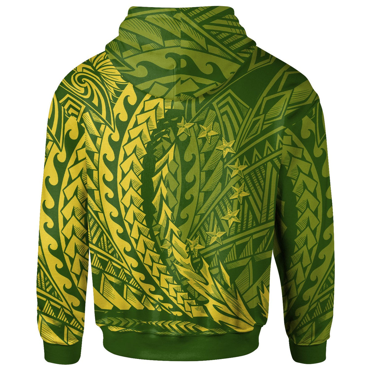 Cook Islands Zip Hoodie Wings Style - Polynesian Pride