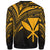 Hawaii Kanaka Maoli Sweatshirt - Cross Style Gold Color - Polynesian Pride