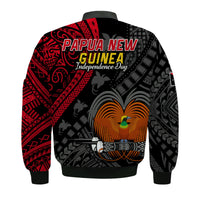 Papua New Guinea Bomber Jacket Raggiana Birds Of Paradise Happy 47th Independence Day LT13 - Polynesian Pride