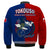 TokoUso Bomber Jacket Tonga and Samoa United We Stand Divided We Fall LT14 - Polynesian Pride