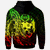 Tonga Hoodie Custom Polynesian Pattern Style Reggae Color - Polynesian Pride