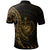 Samoa Polo Shirt Polynesian Pattern Style Gold Color - Polynesian Pride