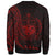 Samoa Sweatshirt - Polynesian Pattern Style Red Color - Polynesian Pride