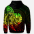 French Polynesia Hoodie Polynesian Pattern Style Reggae Color - Polynesian Pride