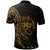 Tonga Polo Shirt Polynesian Pattern Style Gold Color - Polynesian Pride