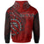 Hawaii Hoodie Red Polynesian Patterns Best Hawaii Ever - Polynesian Pride