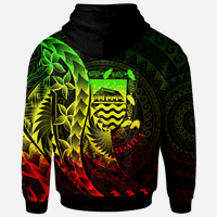 Tuvalu Hoodie Custom Polynesian Pattern Style Reggae Color - Polynesian Pride