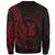 Niue Sweatshirt - Polynesian Pattern Style Red Color - Polynesian Pride