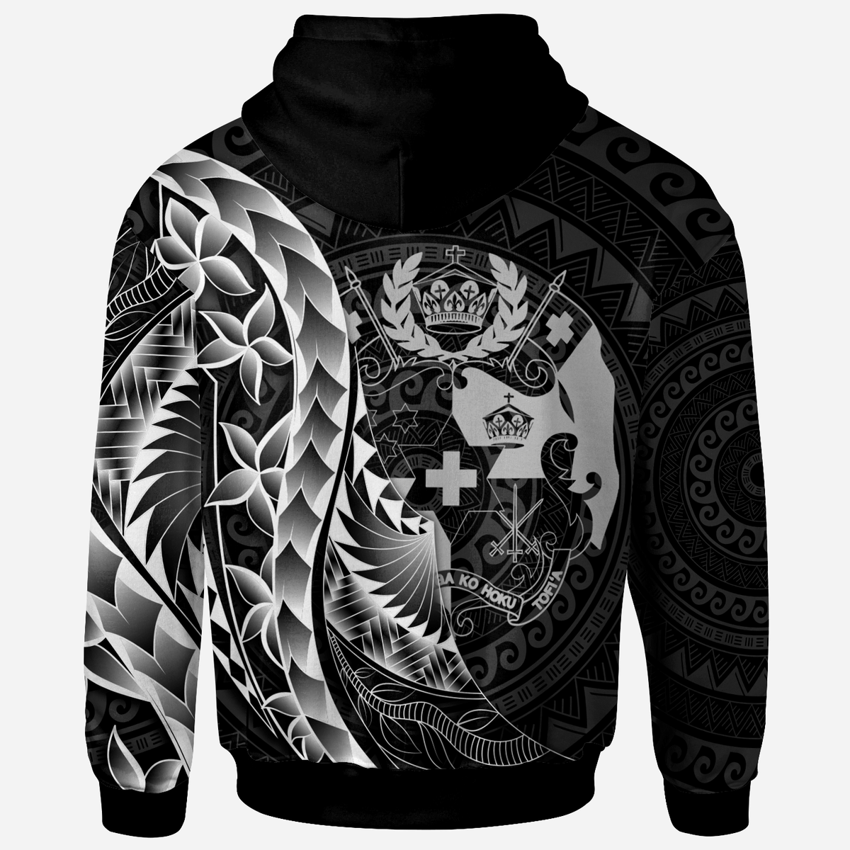 Tonga Hoodie Polynesian Pattern Style - Polynesian Pride