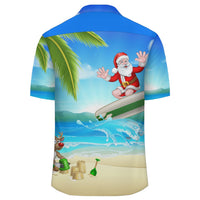 Hawaii Santa Claus Surf Hawaiian Shirt - Polynesian Pride