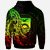 Kiribati Zip Hoodie Custom Polynesian Pattern Style Reggae Color - Polynesian Pride