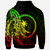 Chuuk Hoodie Custom Polynesian Pattern Style Reggae Color - Polynesian Pride