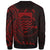 Tuvalu Sweatshirt - Polynesian Pattern Style Red Color - Polynesian Pride