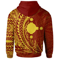 Rotuma Zip Hoodie Custom Wings Style - Polynesian Pride