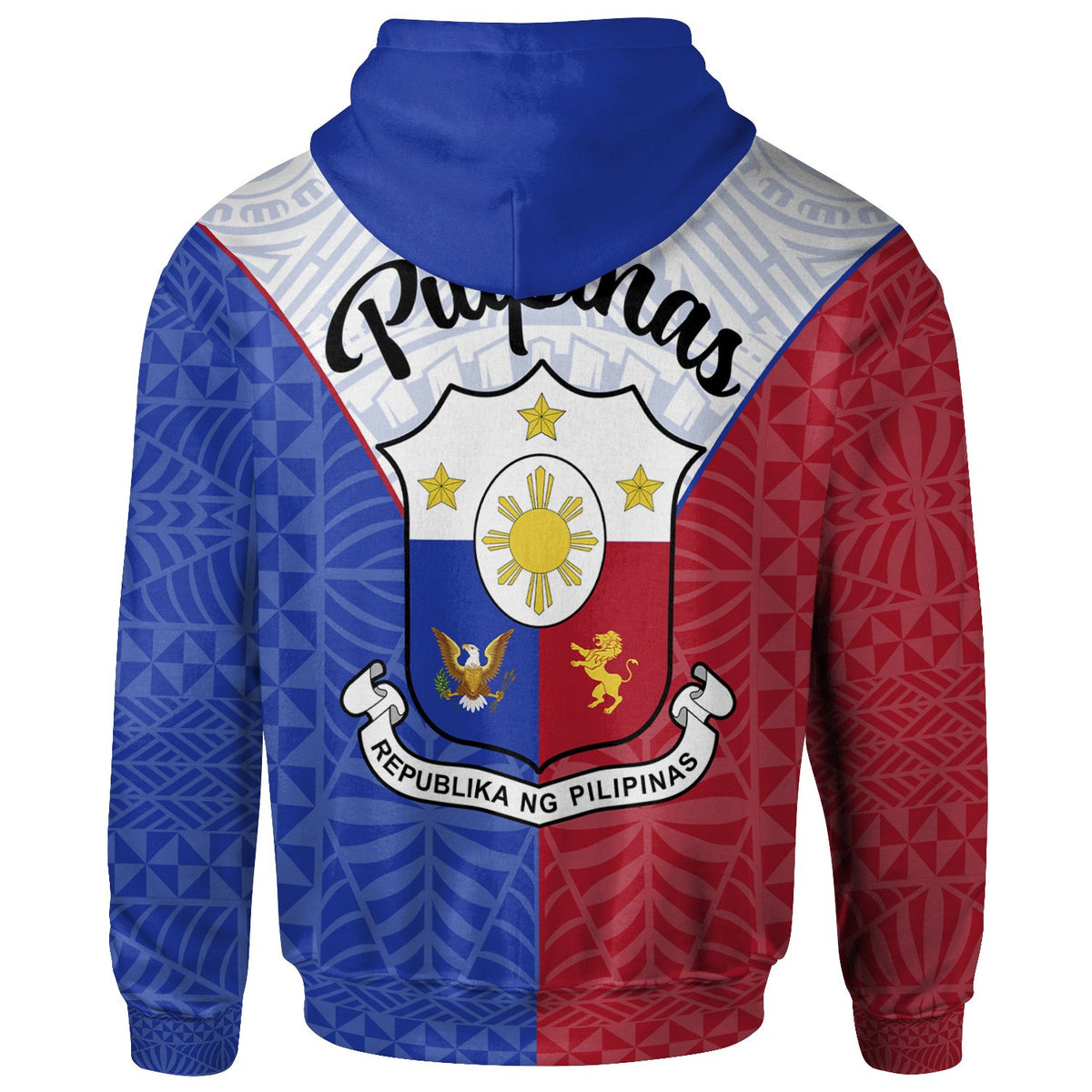 Pilipinas Zip Hoodie Pasig Seal of Pilipinas Style - Polynesian Pride