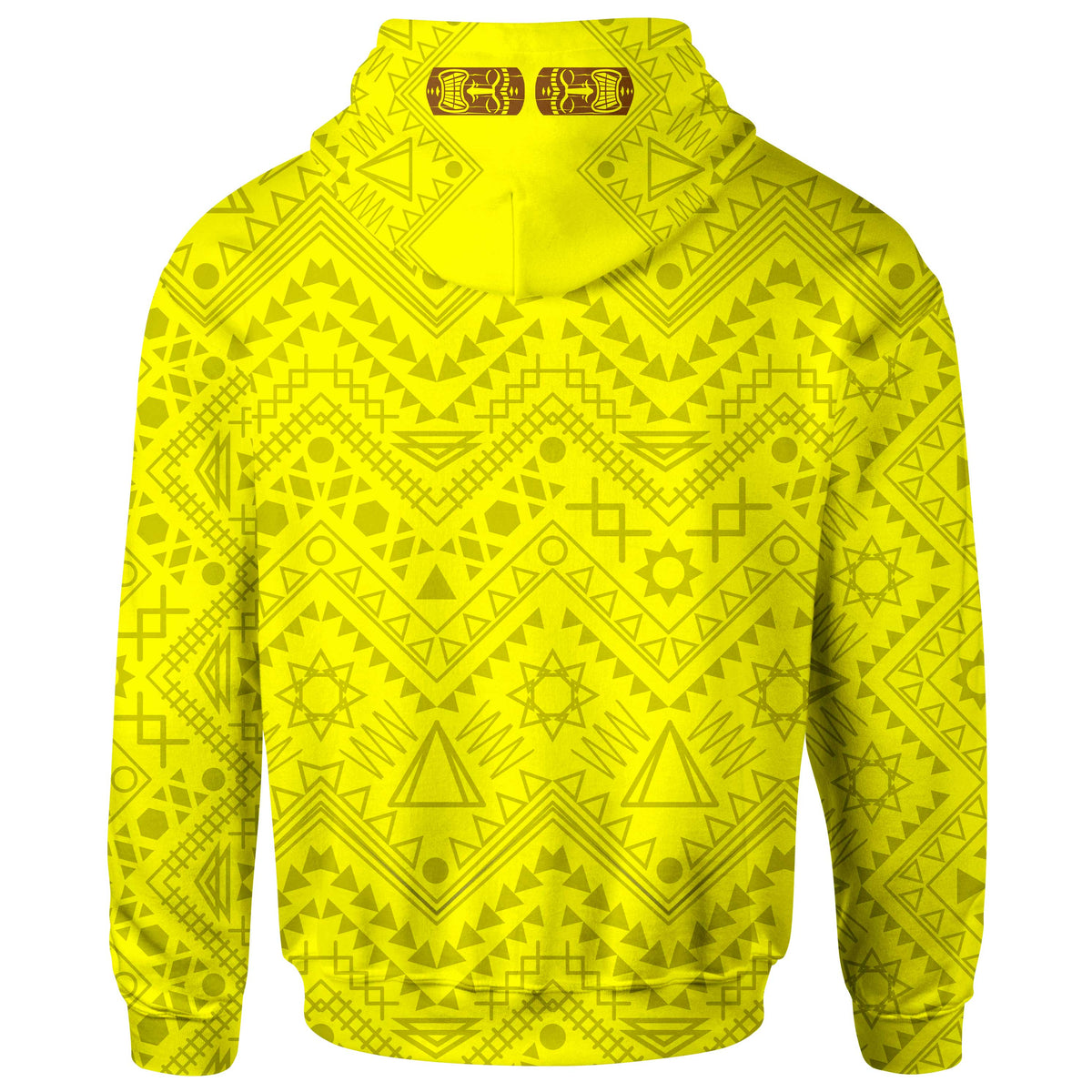 Hawaii Hoodie loha Hawaii Tiki Statue(Yellow) - Polynesian Pride