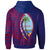 Guam Zip Hoodie Custom Wings Style - Polynesian Pride