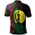 New Caledonia Polo Shirt Mont Dore Wings Style Flag Color - Polynesian Pride