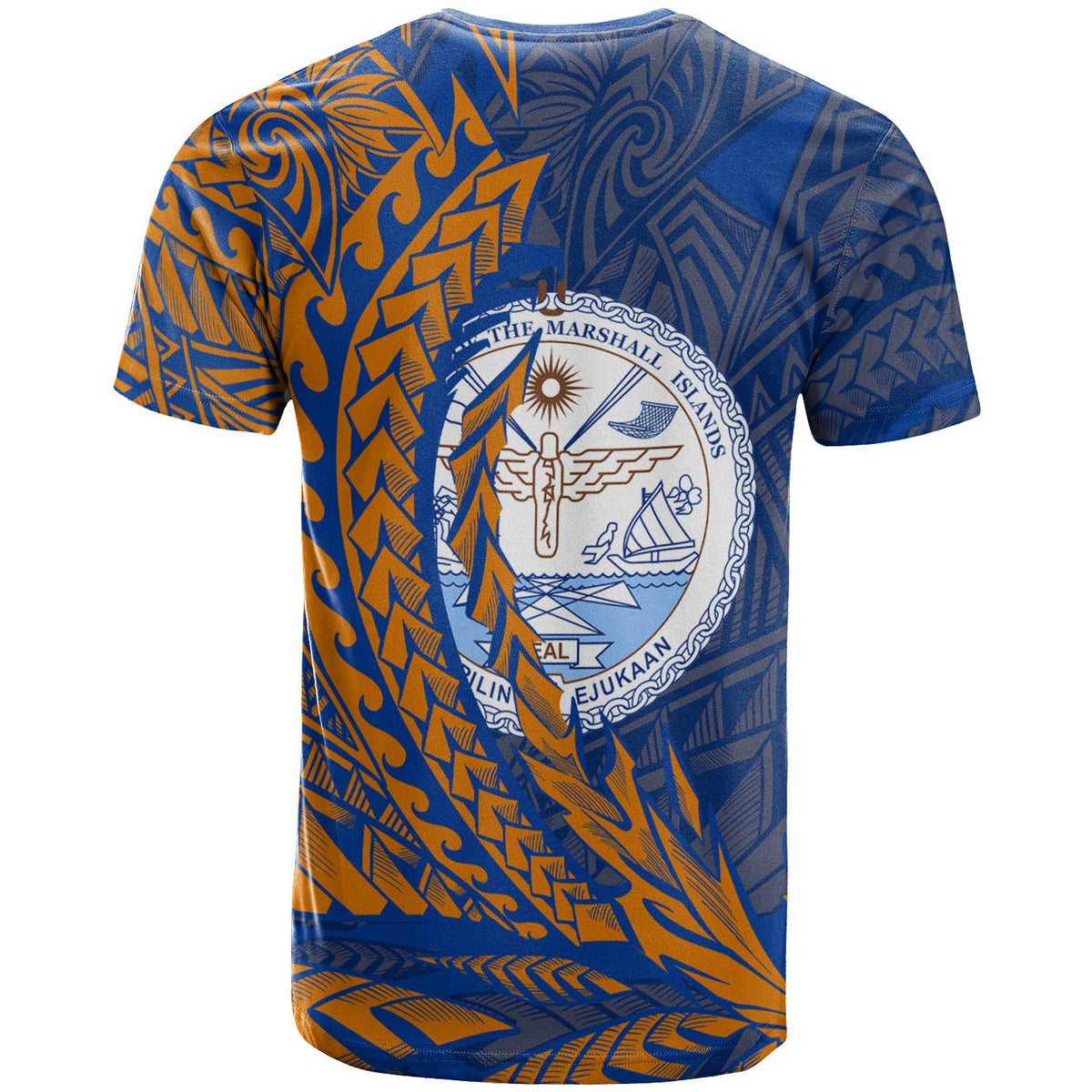 Marshall Islands T Shirt Namdrik Wings Style - Polynesian Pride