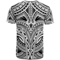 Samoa Premium T Shirt Samoa Coat Of Arms Polynesian Tattoo (White) - Polynesian Pride